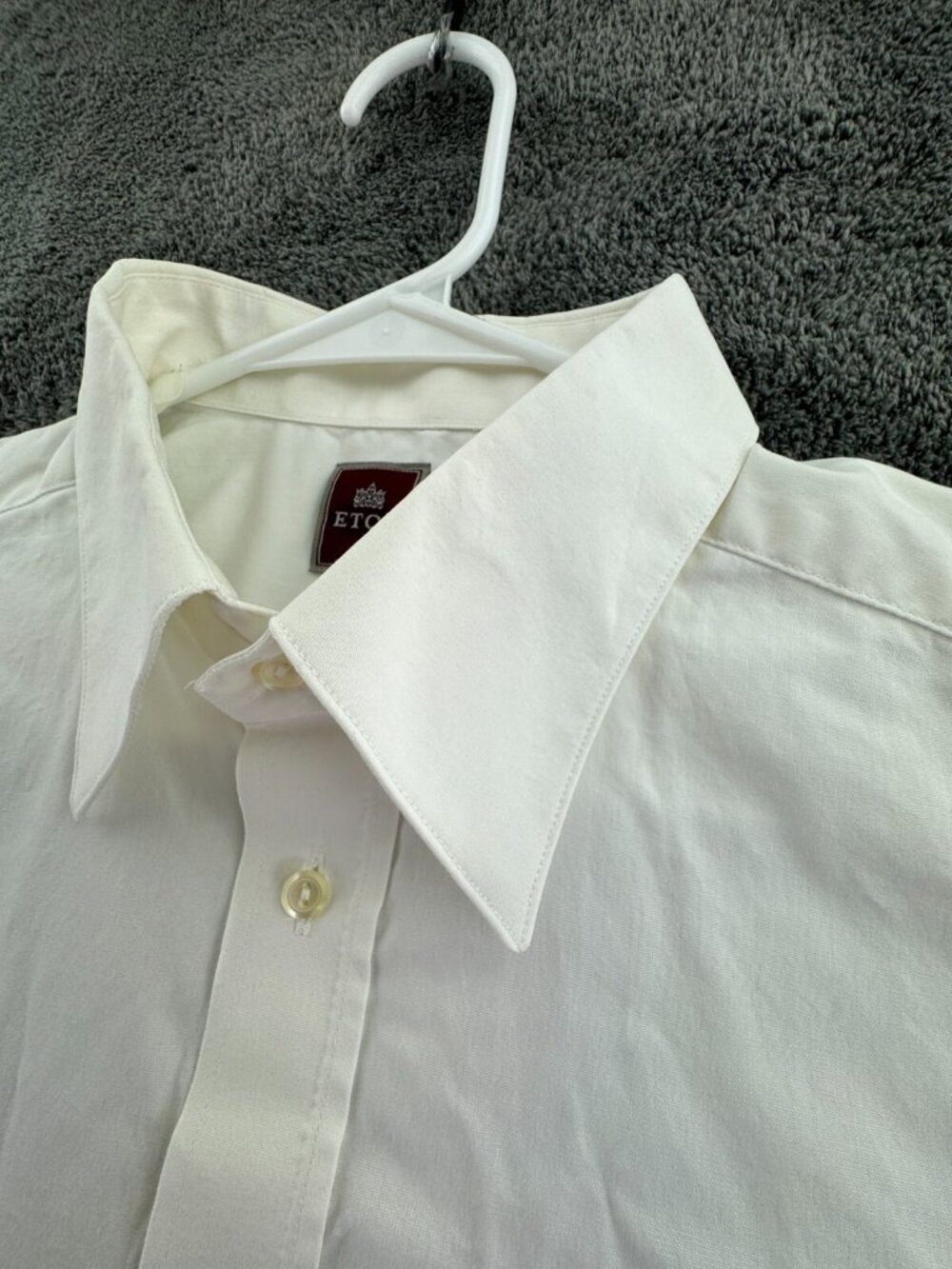 Eton Long Sleeve Button Up Shirt Men’s Cotton Point Collar Adult Woven 16.25 - Picture 10 of 16